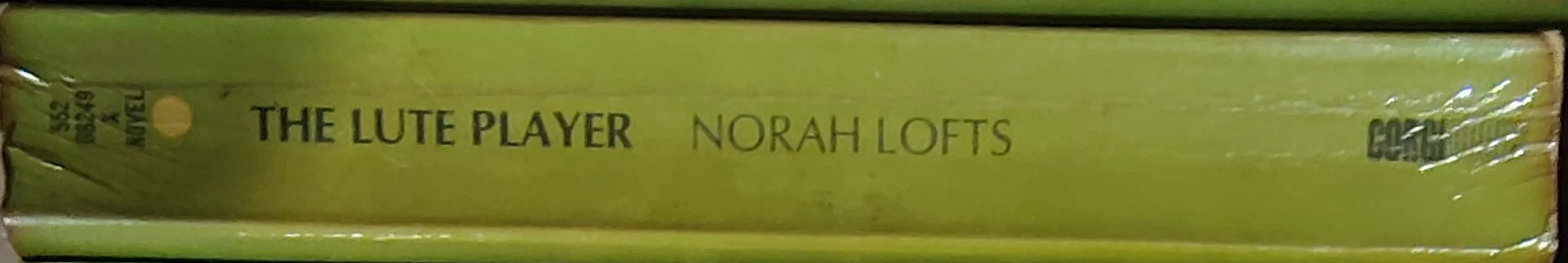 Norah Lofts  THE LUTE PLAYER spine of book image