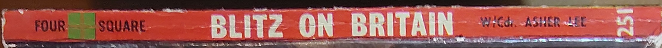 Asher Lee  BLITZ ON BRITAIN spine of book image