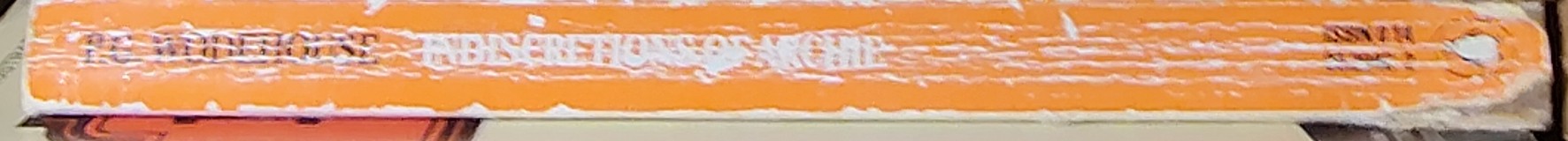 P.G. Wodehouse  INDISCRETIONS OF ARCHIE spine of book image