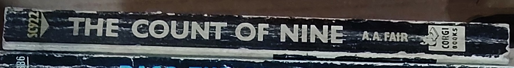 A.A. Fair  THE COUNT OF NINE spine of book image