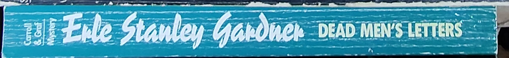 Erle Stanley Gardner  DEAD MEN'S LETTERS spine of book image