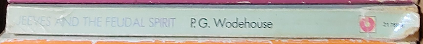P.G. Wodehouse  JEEVES AND THE FEUDAL SPIRIT spine of book image
