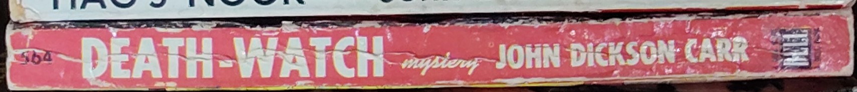 John Dickson Carr  DEATH-WATCH spine of book image