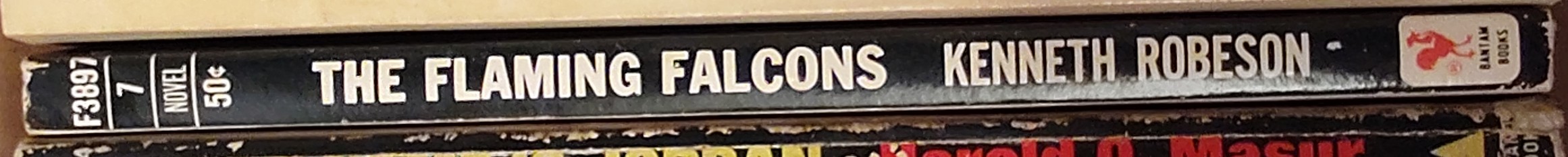 Kenneth Robeson  DOC SAVAGE: THE FLAMING FALCONS spine of book image