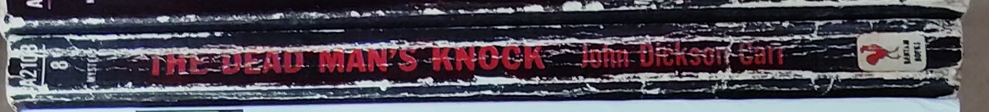 John Dickson Carr  THE DEAD MAN'S KNOCK spine of book image
