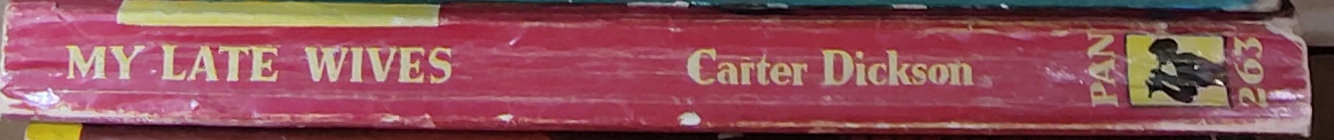Carter Dickson  MY LATE WIVES spine of book image