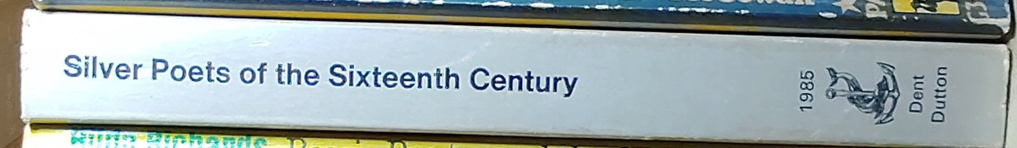 Gerald Bullett (edits_and_introduces) SILVER POETS OF THE SIXTEENTH CENTURY spine of book image