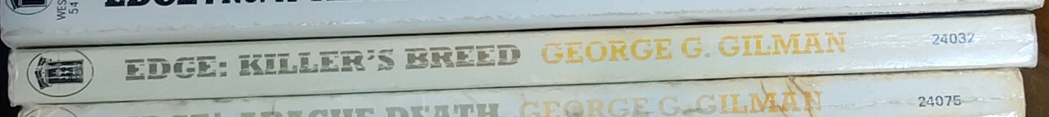 George G. Gilman  EDGE: KILLER'S BREED spine of book image