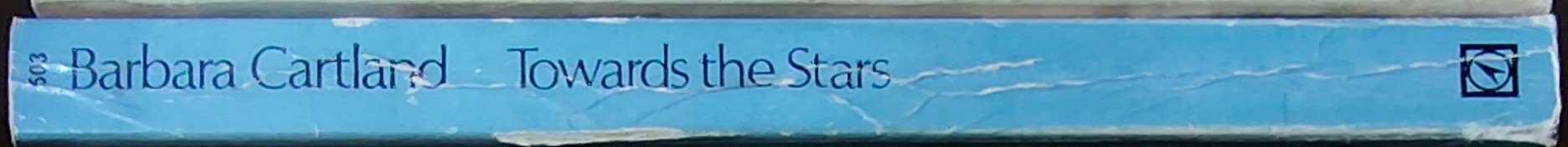 Barbara Cartland  TOWARDS THE STARS spine of book image