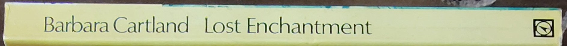 Barbara Cartland  LOST ENCHANTMENT spine of book image