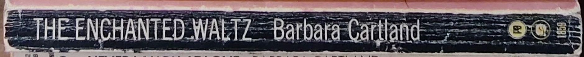 Barbara Cartland  THE ENCHANTED WALTZ spine of book image
