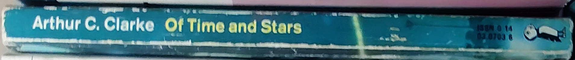 Arthur C. Clarke  OF TIME AND STARS spine of book image