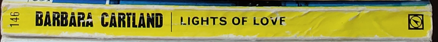 Barbara Cartland  LIGHTS OF LOVE spine of book image