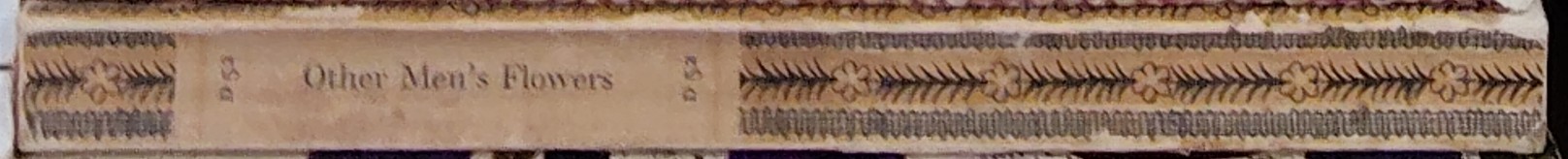 A.P. Wavell  OTHER MEN'S FLOWERS spine of book image