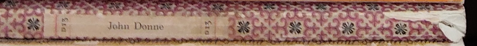 John Hayward (edits) JOHN DONNE spine of book image