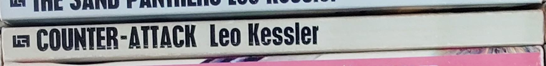 Leo Kessler  COUNTER-ATTACK spine of book image