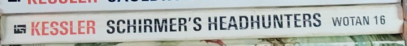 Leo Kessler  SCHIRMER'S HEADHUNTERS spine of book image