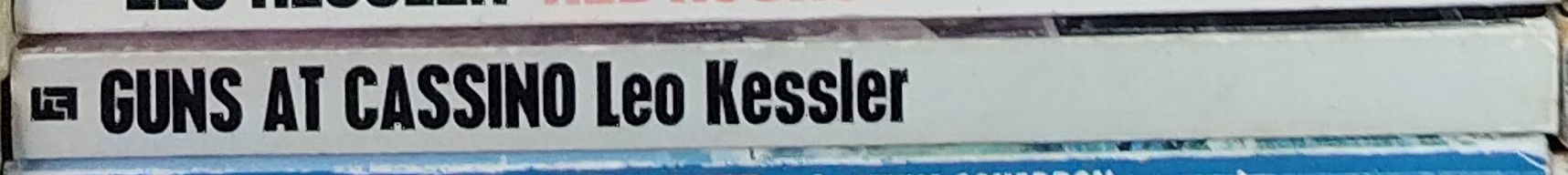 Leo Kessler  GUNS AT CASSINO spine of book image