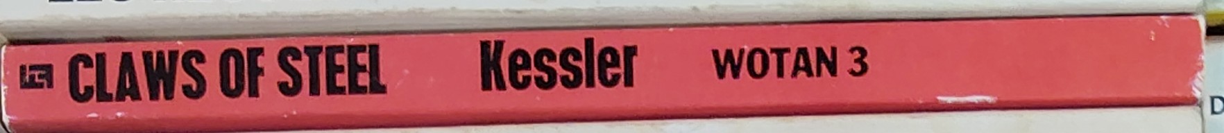 Leo Kessler  CLAWS OF STEEL spine of book image