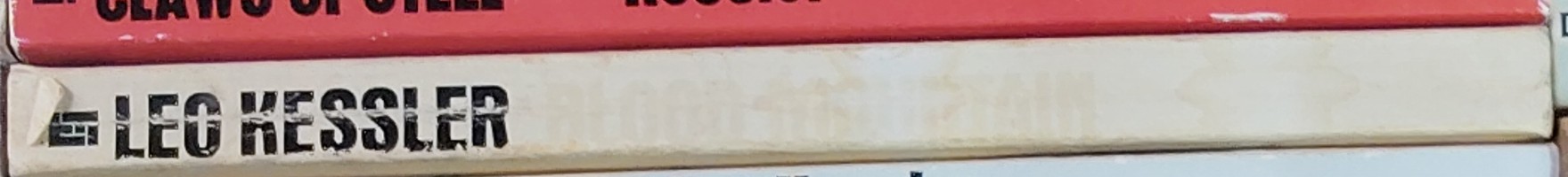 Leo Kessler  BLOOD MOUNTAIN spine of book image