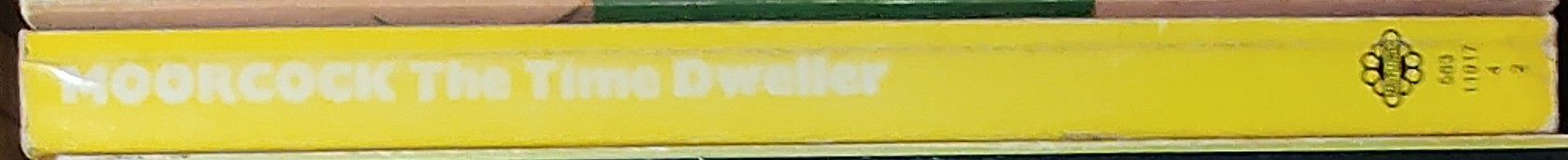 Michael Moorcock  THE TIME DWELLER spine of book image