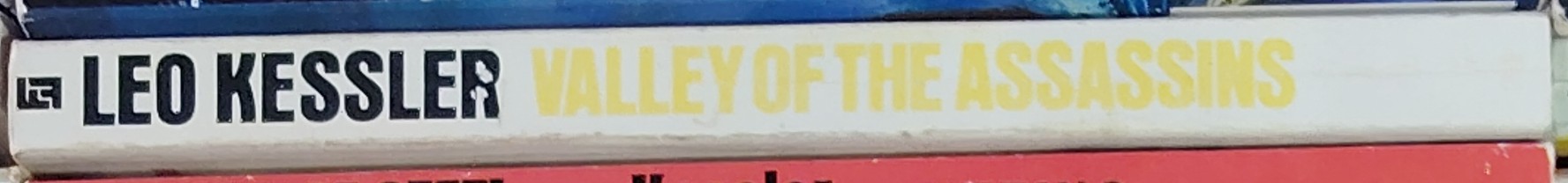 Leo Kessler  VALLEY OF ASSASSINS spine of book image