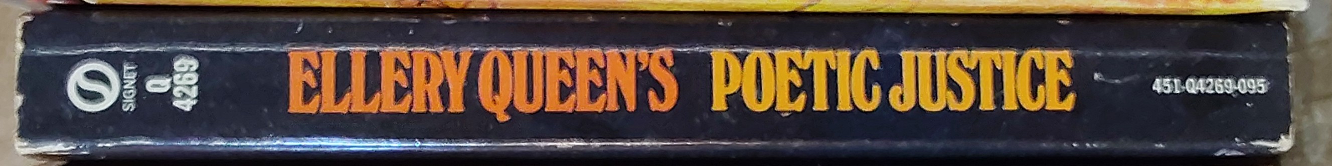 Ellery Queen (edit) POETIC JUSTICE. 23 Stories of Crime, Mystery and Detection spine of book image