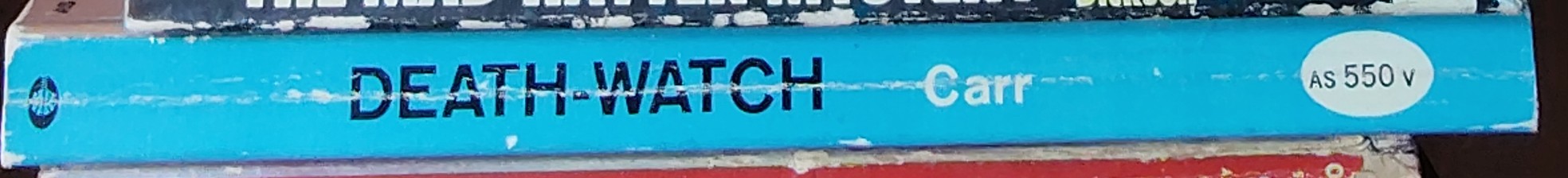 John Dickson Carr  DEATH-WATCH spine of book image