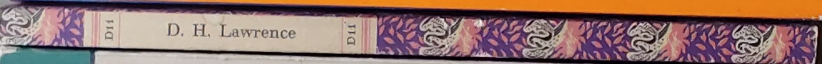 D.H. Lawrence  SELECTED POEMS spine of book image