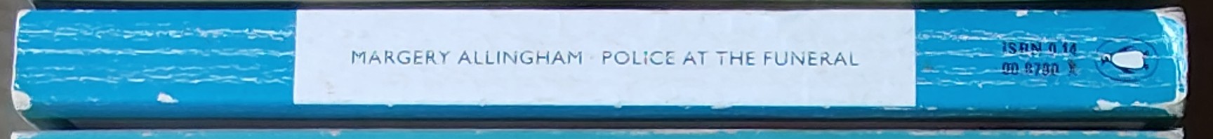 Margery Allingham  POLICE AT THE FUNERAL spine of book image