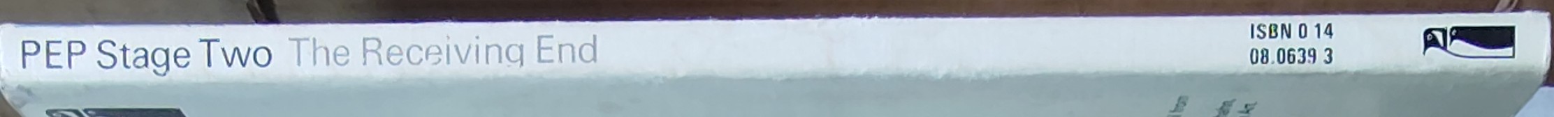 Peter Medway (edits) THE RECEIVING END spine of book image