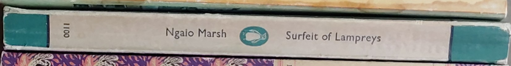 Ngaio Marsh  SURFEIT OF LAMPREYS spine of book image