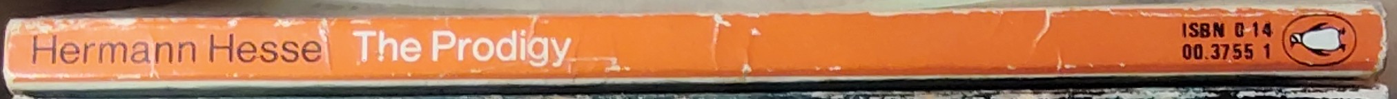 Hermann Hesse  THE PRODIGY spine of book image