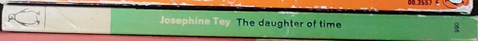 Josephine Tey  THE DAUGHTER OF TIME spine of book image