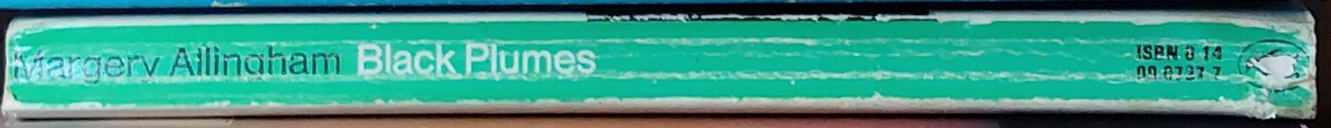 Margery Allingham  BLACK PLUMES spine of book image