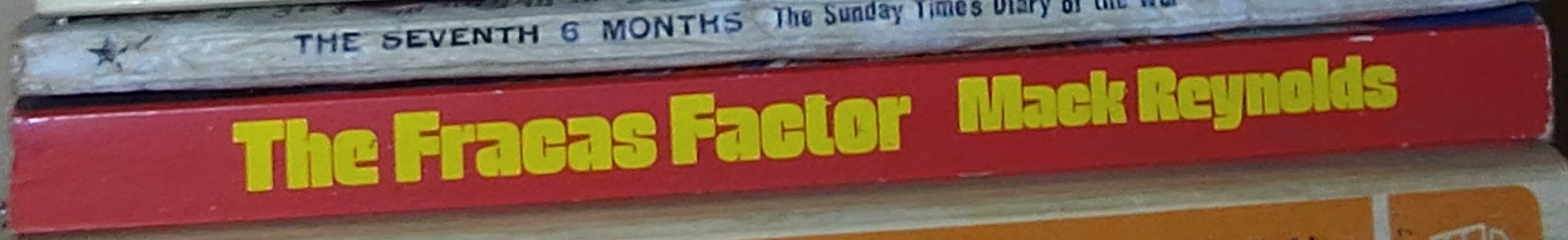 Mack Reynolds  THE FRACAS FACTOR spine of book image