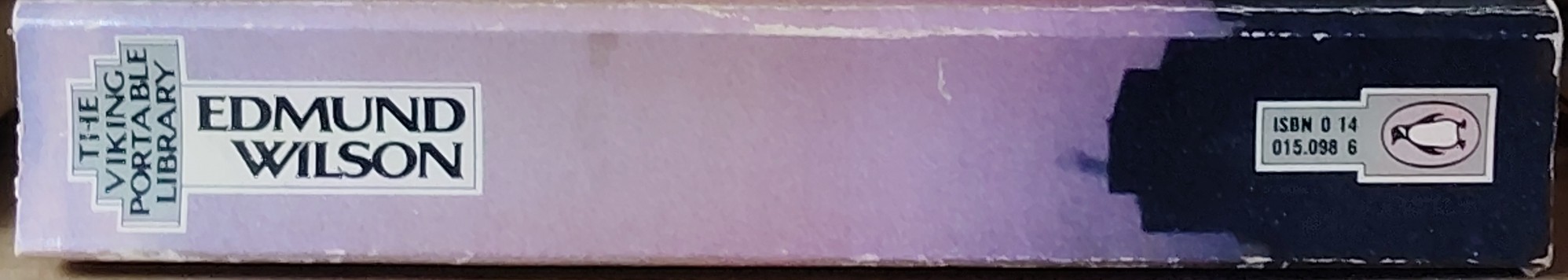 Lewis M. Dabney (edits) THE PORTABLE EDMUND WILSON spine of book image