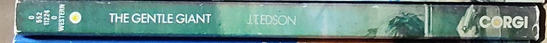 J.T. Edson  THE GENTLE GIANT spine of book image