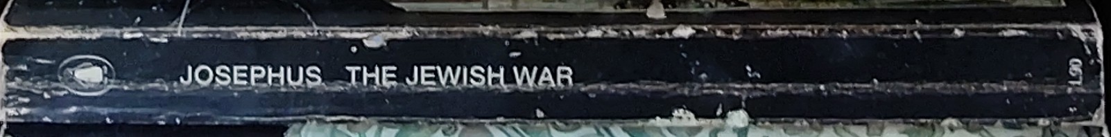 Josephus   THE JEWISH WAR spine of book image