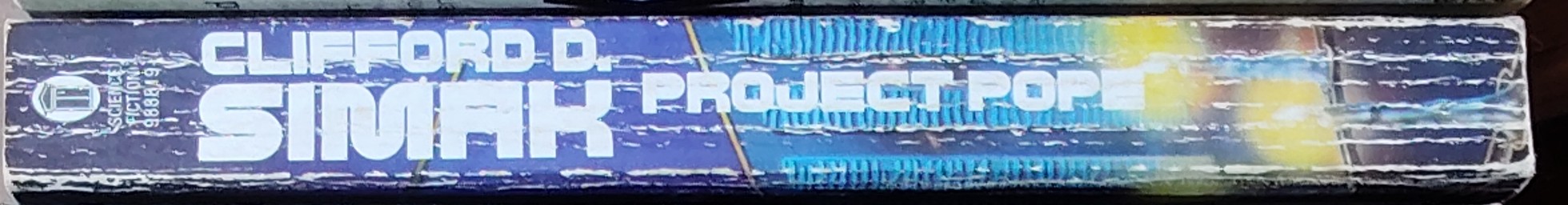 Clifford D. Simak  PROJECT POPE spine of book image