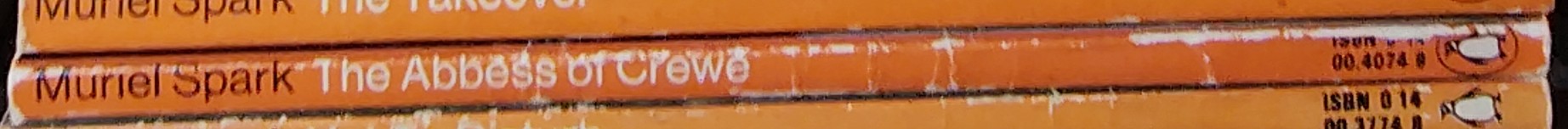 Muriel Spark  THE ABBESS OF CREWE spine of book image
