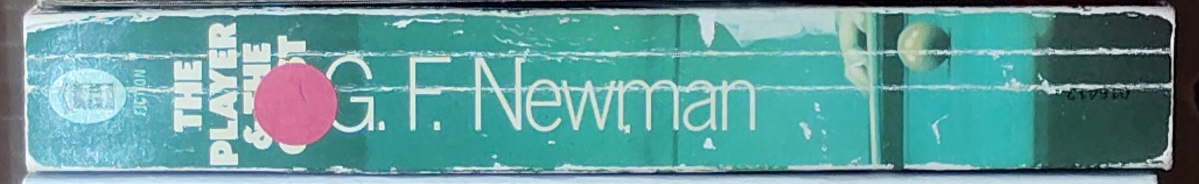 G.F. Newman  THE PLAYER & THE GUEST spine of book image