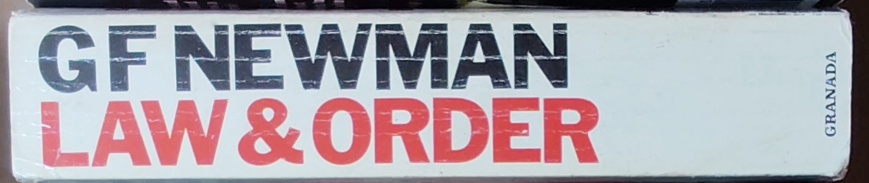 G.F. Newman  LAW & ORDER spine of book image