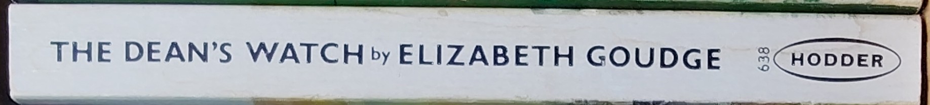Elizabeth Goudge  THE DEAN'S WATCH spine of book image