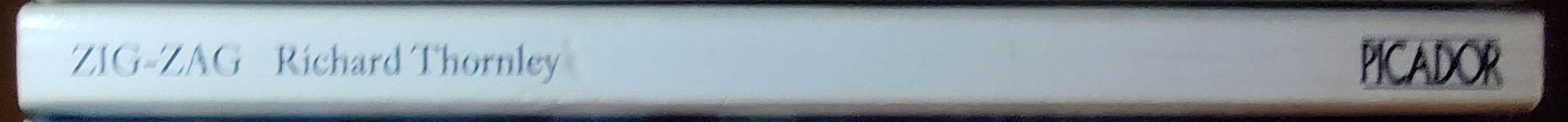 Richard Thornley  ZIG-ZAG spine of book image