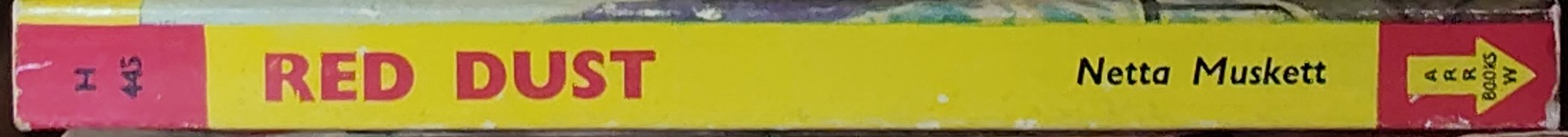 Netta Muskett  RED DUST spine of book image