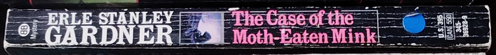 Erle Stanley Gardner  THE CASE OF THE MOTH-EATEN MINK spine of book image
