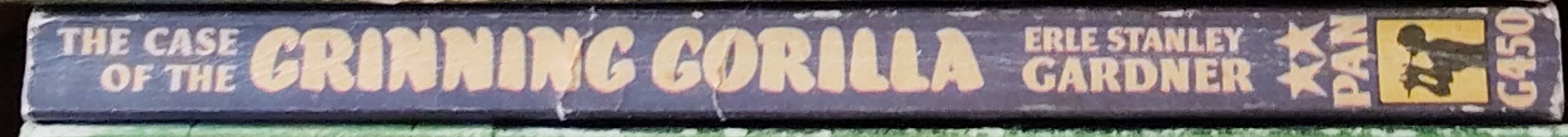 Erle Stanley Gardner  THE CASE OF THE GRINNING GORILLA spine of book image