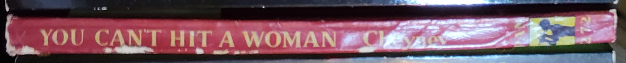 Peter Cheyney  YOU CAN'T HIT A WOMAN spine of book image