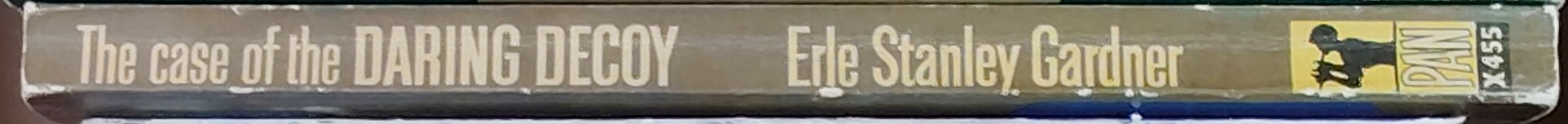 Erle Stanley Gardner  THE CASE OF THE DARING DECOY spine of book image